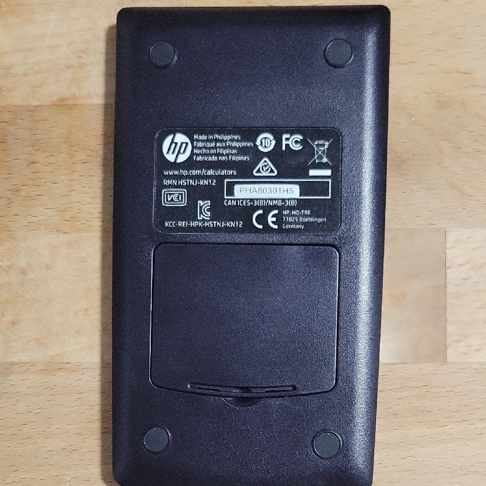 HP 10bII+ Financial Calculator - Black and Gray
